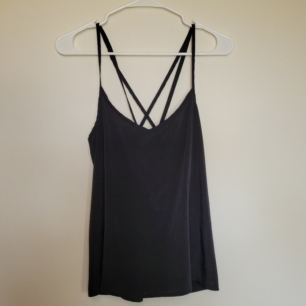 3/$20 Hollister Black Criss Cross Back Tank